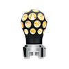 Phoenix Black 13/15/18 Speed Gearshift Knob - Amber LED
