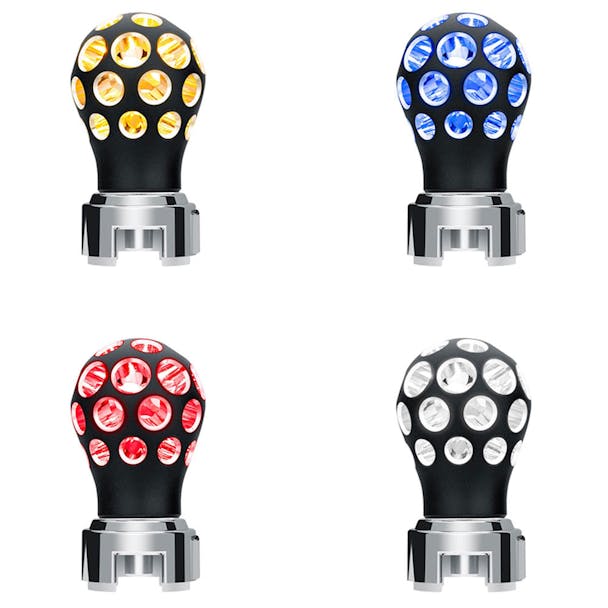 Phoenix Black 13/15/18 Speed Gearshift Knob - Color Options