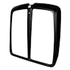 Kenworth T660 Plastic Grille Without Bug Screen L29-1174-100 - Satin Black Side View