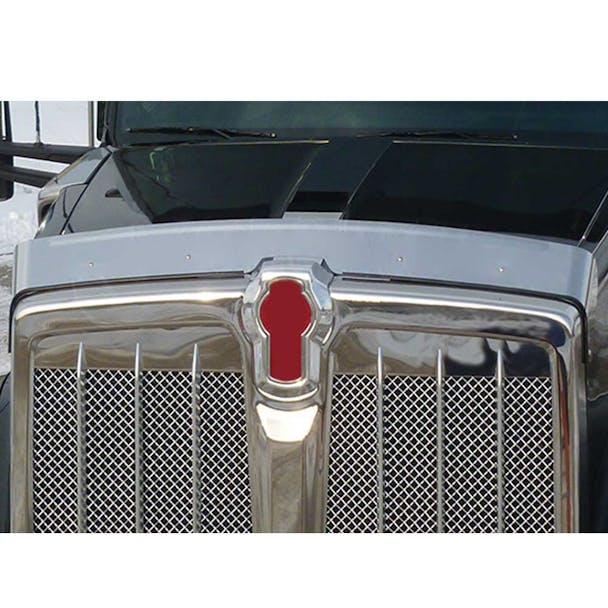 Kenworth W990 Premium Stainless Steel Bug Deflector thumbnail