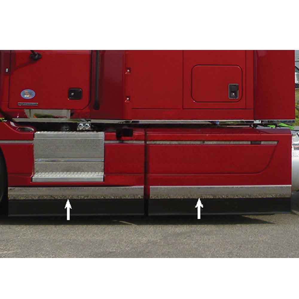 thumbnail image 2 of Mack Anthem Windshield SunShade SET - Front & Side Windows - 2019-2025 - High-End Motorsports - Reflective Silver 2 of 5