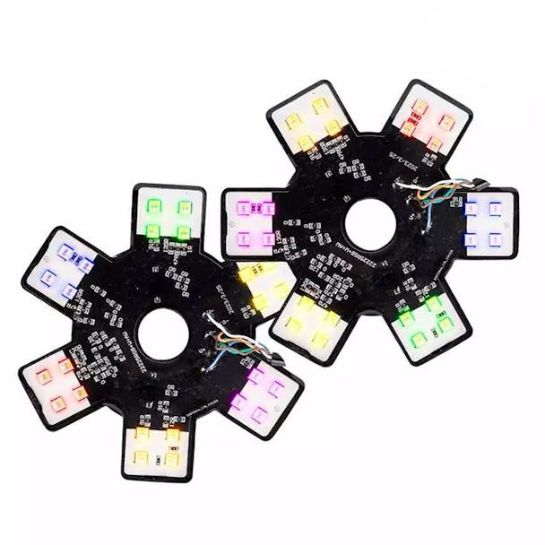 5" Star RGB LED For 13" or 15" Donaldson & Vortox Air Breather - LEDs On