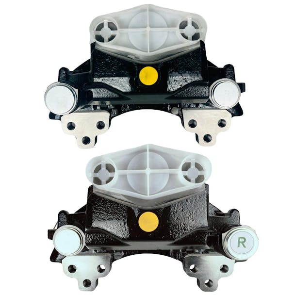 Wabco Maxx 22T Air Disc Brake Caliper With Carrier Driver and Passenger