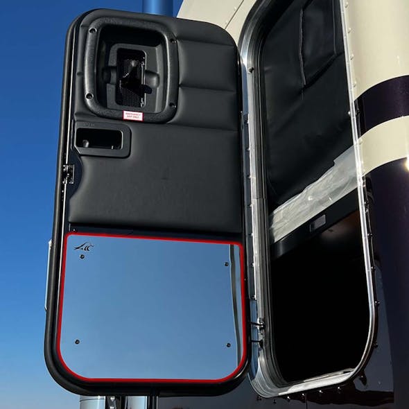 Sleeper Door Accent Plate For Peterbilt 589: Blank
