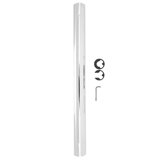 Polished Stainless Steel 20.5" Long Shift Lever Cover Sleeve By Rockwood