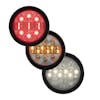 4inch Round 24 LED Stop, Turn, Tail, Backup, And Strobe 3 Color View