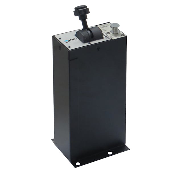 APSCO 13" Control Console Assembly WIth Tailgate Lock AV195 AVC195TG13 - Front angle