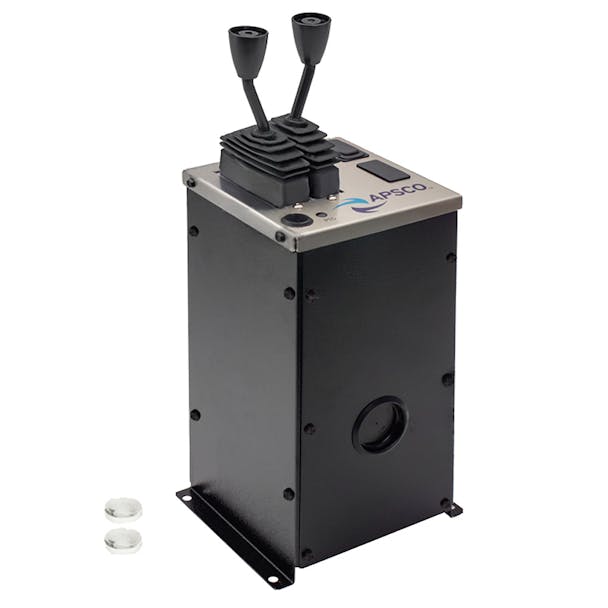 APSCO Universal Refuse Console CONVUNI25 - Front angle