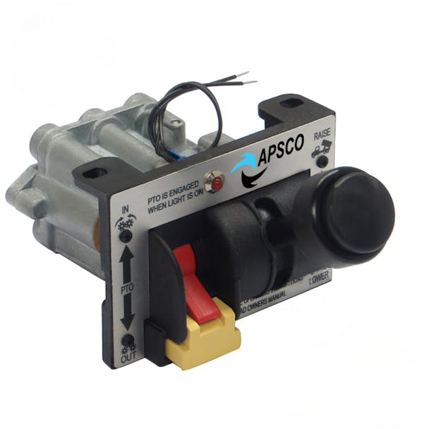 APSCO Power Take Off Hoist Control Valve AV295M - Front angle