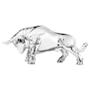 Fighting Bull Hood Ornament Chrome View 2