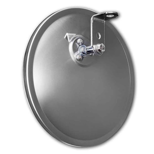 8-1/2" Stainless Steel Offset Mount Convex Mirror 050-196