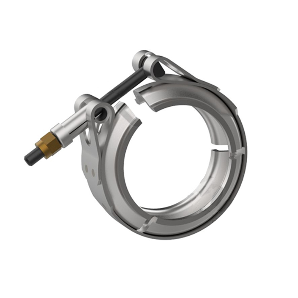 Paccar MX11 MX13 Exhaust V-Band Clamp 1976451PE - Raney's Truck Parts Paccar MX11 MX13 Exhaust V-Band Clamp 1976451PE - Raney's Truck Parts