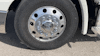 Chrome Plastic Axle Cover Kit With Real Logo Technology - In motion GIF