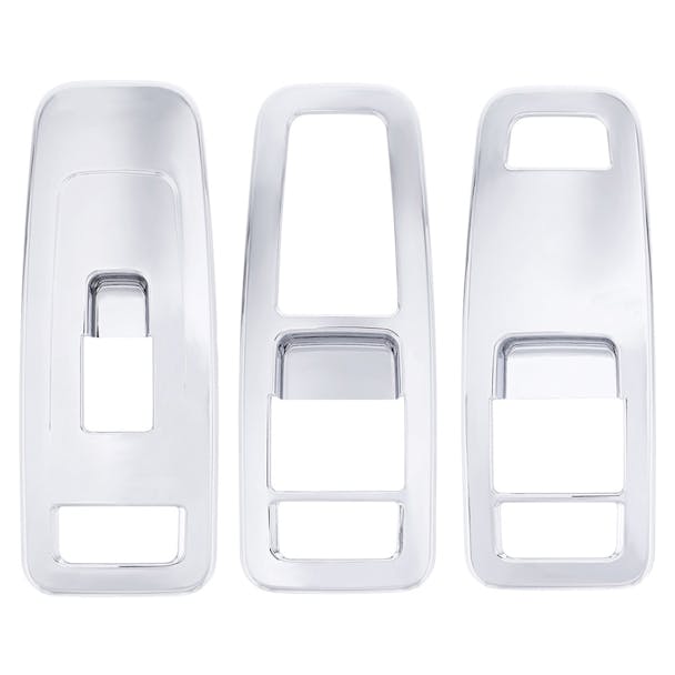 Chrome Plastic Door Switch Cover For 2013-2024 Kenworth T680-Thumbnail