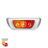 3 LED Double Fury Cab Light For 2013-2021 Kenworth T680 & 2012-2021 Peterbilt 579-Amber & Red LED