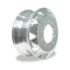 22.5" HUB PILOT POLISHED ALUMINUM WHEEL – DIAMOND STYLE - Thumbnail