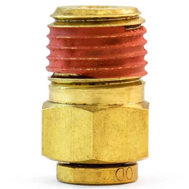 Brass Composite Male Push-To-Connect 1/2" x 1/2" Connector