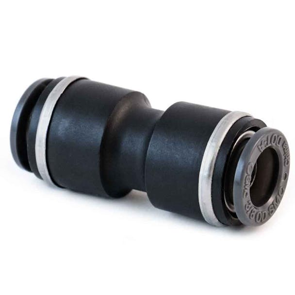 Brass Composite Male Push-To-Connect Straight 5/32" x 1/4" Union Connector