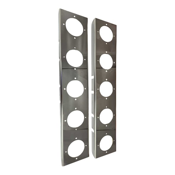 air cleaner square style bracket with 5 light holes 