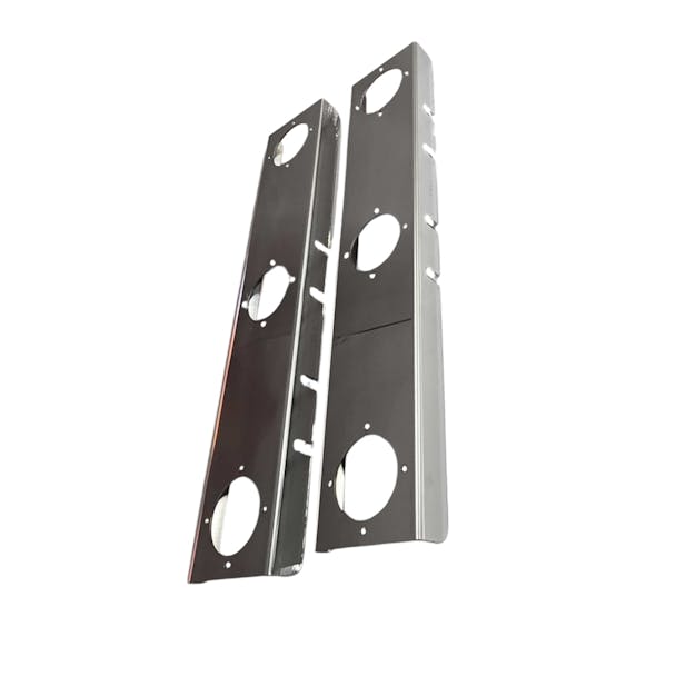 air cleaner square style bracket with 3 light holes