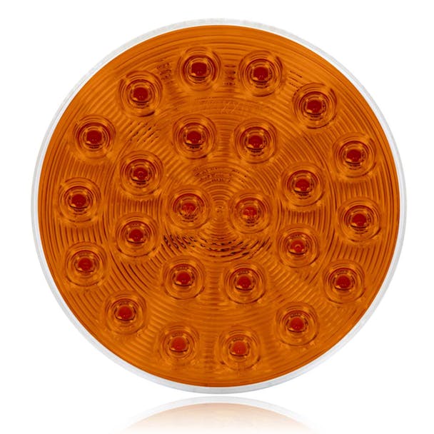 Round Amber LED Warning- Thumbnail