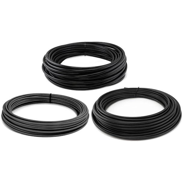 Black Nylon Air Line Tubing 100 FT - All Sizes 1/2", 3/8", 1/4"