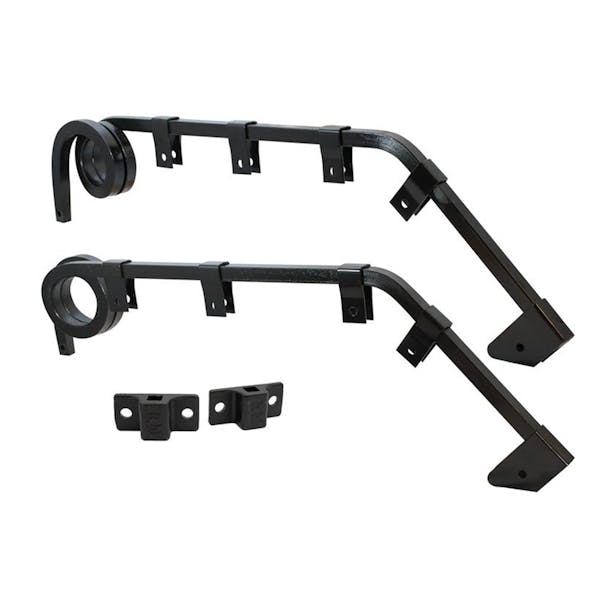Shortie Bar Double Coil Mudflap Mount Bracket