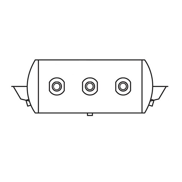 9.5in Diameter Air Tank