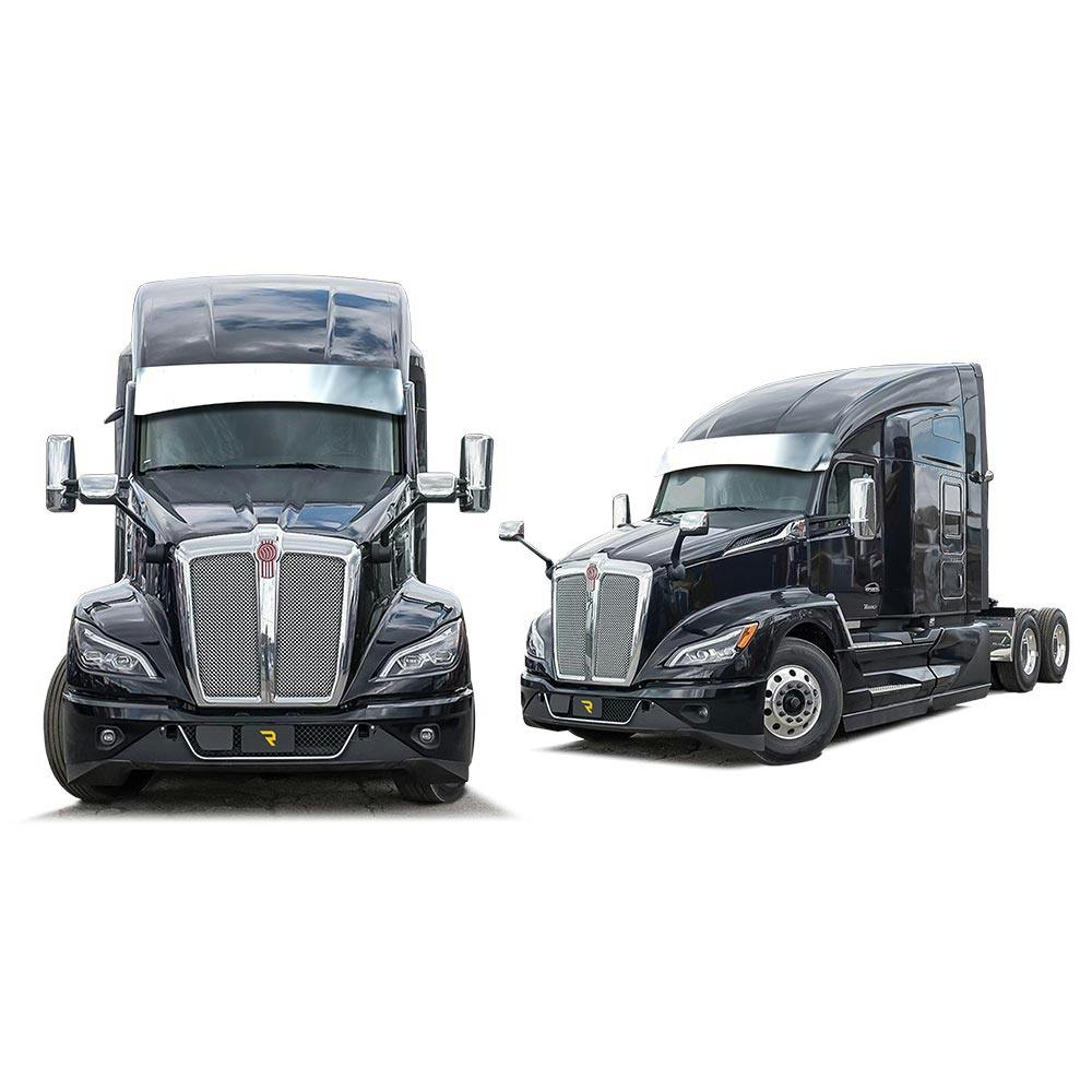 Kenworth Rear View Kenworth Sleeper Aero Visor by RoadWorks | Raney's