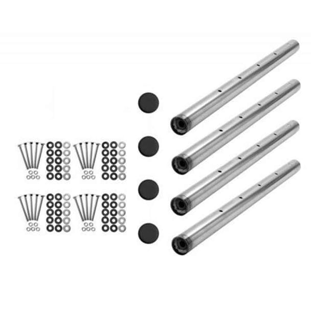 Stainless Steel Predrilled Tube-Style Mounting Brackets For Single Axle Fenders