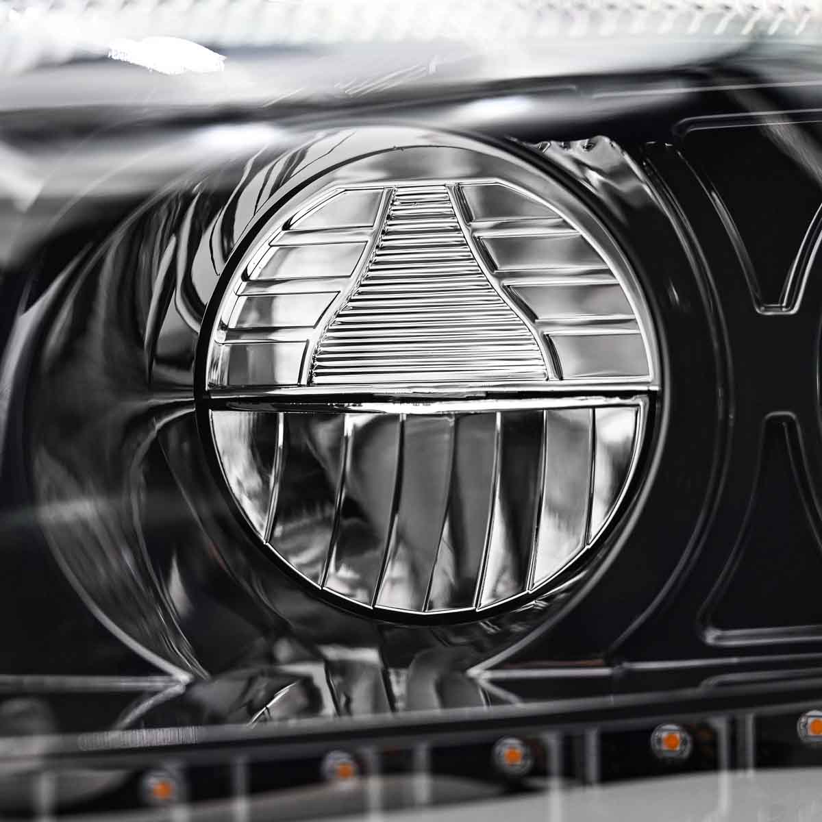 Mack Granite Pinnacle CV GU7 GU8 Vision Blackout LED Headlight