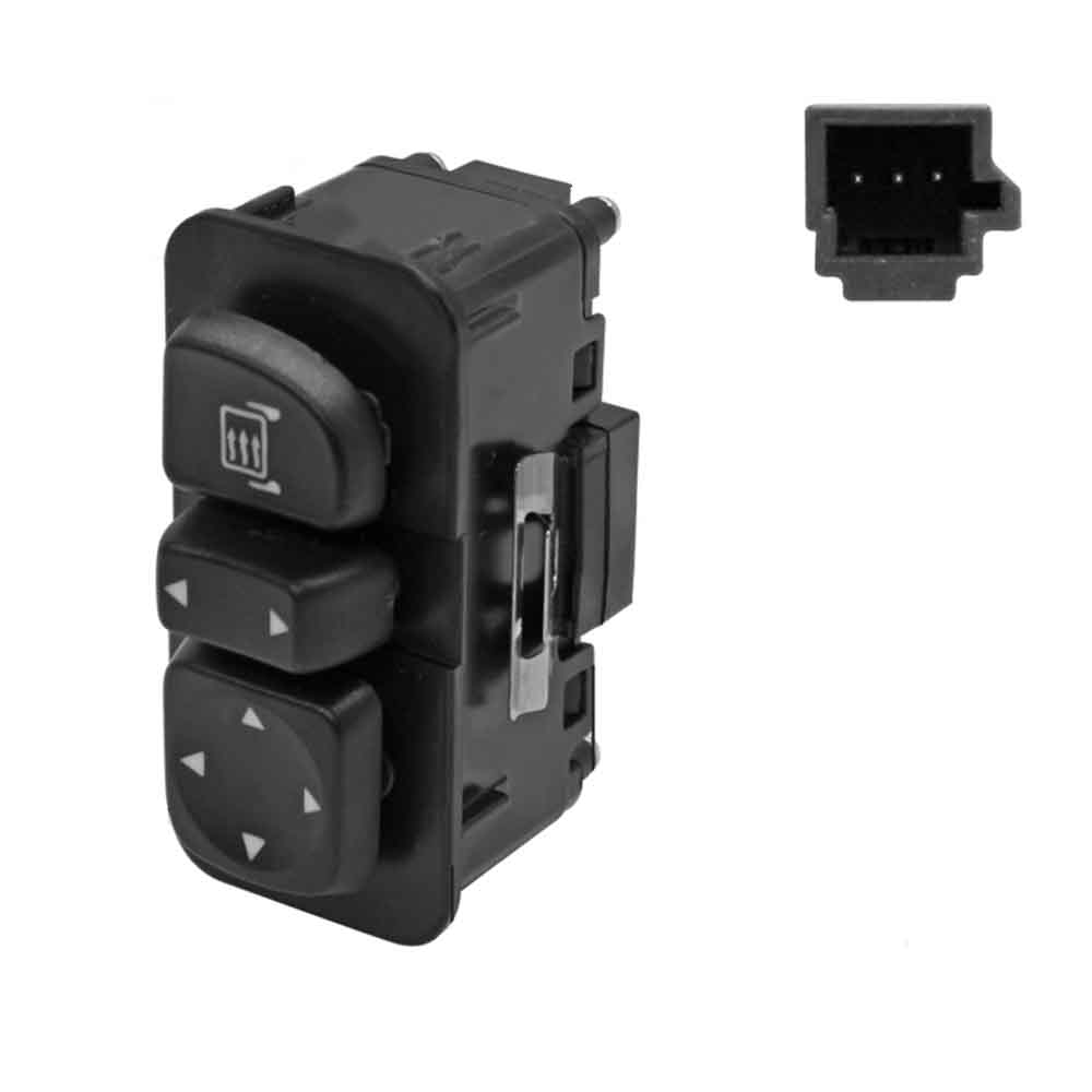 Peterbilt 2-Axis 3-Pin Mirror Switch Q27-6016-001 | Raney's