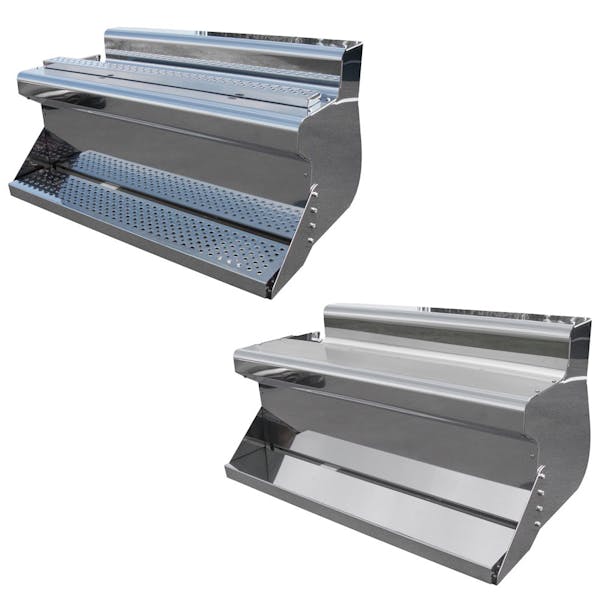 Peterbilt 389 Stainless Steel DPF Box Cover Treaded Non Treaded