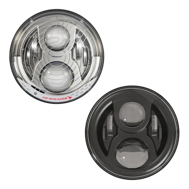 JW Speaker 7" Round LED Evolution Heated Headlight Model 8700 - Thumbnail