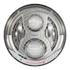 JW Speaker 7" Round LED Evolution Heated Headlight Model 8700 - Chrome
