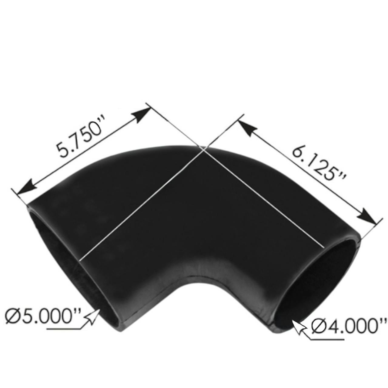 90 Degree Rubber Reducer Elbow 5