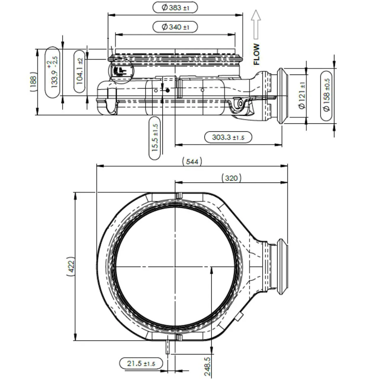 Cummins DOC Pancake Inlet 4394834 4394834NX | Raney's