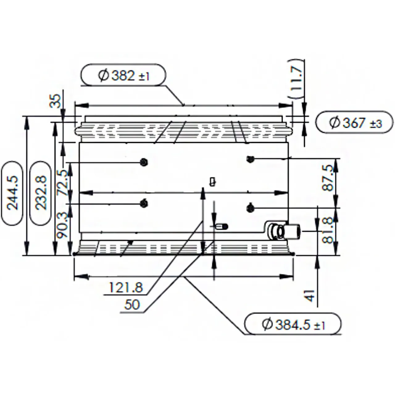 Cummins SmartRange Diesel Particulate Filter 4394577 A064C013