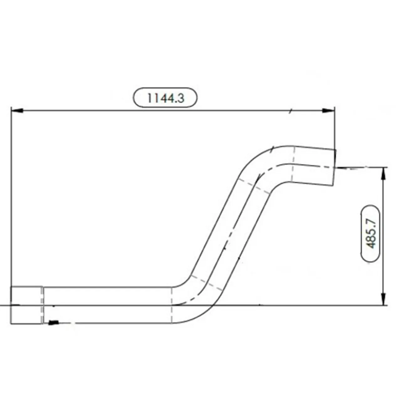 Volvo Exhaust Pipe 21132002 | Raney’s