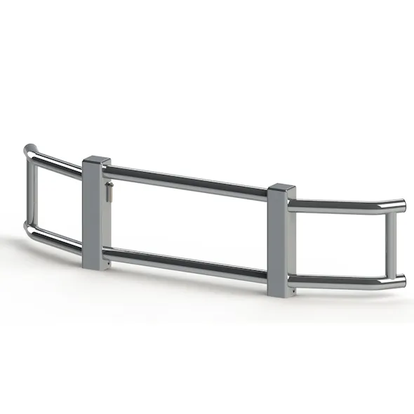 Freightliner Cascadia Ali Arc Aluminum Quick Release Bumper Guard