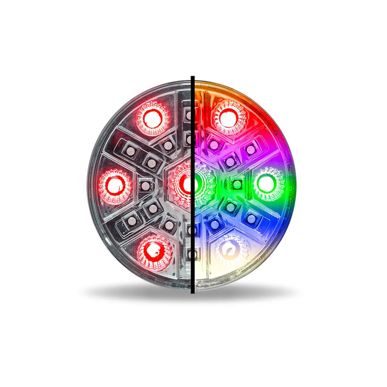 RGB Series STT Red 4" Round LED Light | Raney's