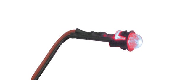 Red Single Diode LED with 2' Wire