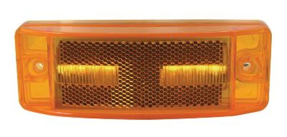 Reflectorized Trailer LED Clearance Marker Light Amber