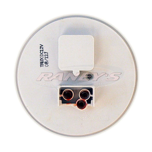 4" Round LED Light Back