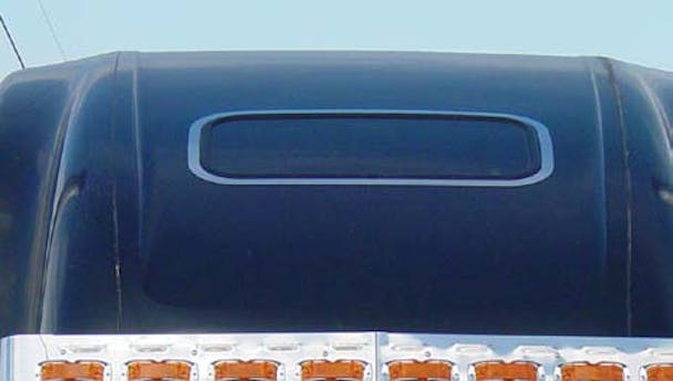 Freightliner Classic FLD  Roof Top Window Trim By RoadWorks