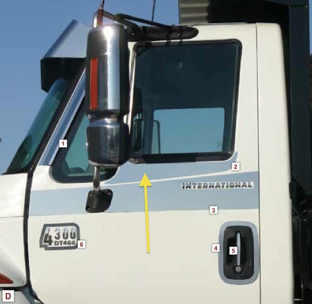 International 4000 7000 Series Under Window Trims By RoadWorks