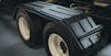 Minimizer Poly Truck Fenders Tandem Axle Black Square Bruiser 52" 1500 Series (Installed)