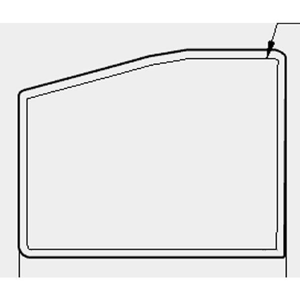 Freightliner Cascadia Hood Latch Trim - Thumbnail