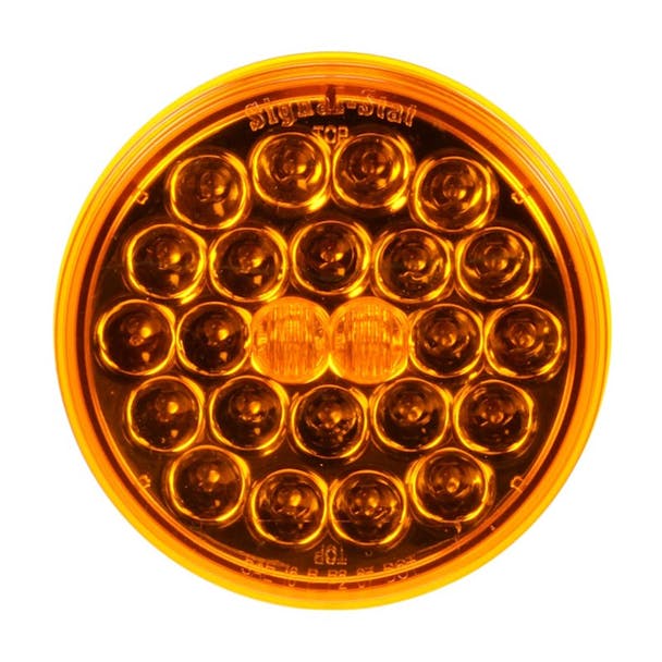 LED Signal Stat Round Lamp Front View