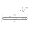 LED Model 15 Id Bar Kit Dimensions